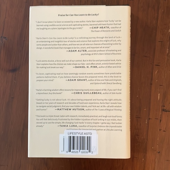 Can you learn to be lucky book by Carla star. - Picture 4 of 5
